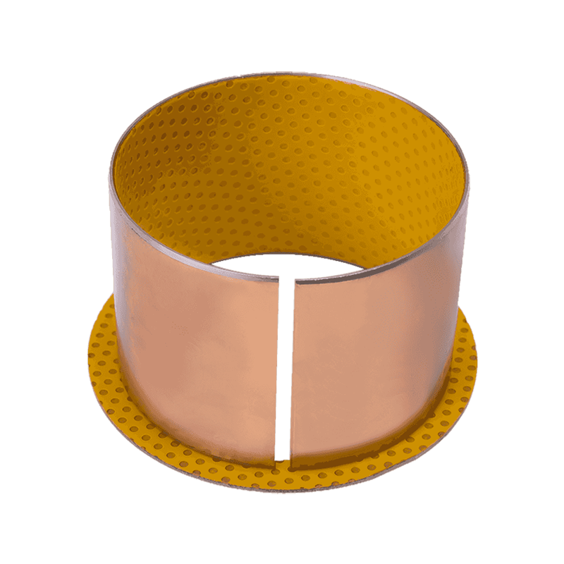 HZ2Y Huokoinen sintrattu kupari POM/täyteaine (keltainen) rajavoitelulaakeri